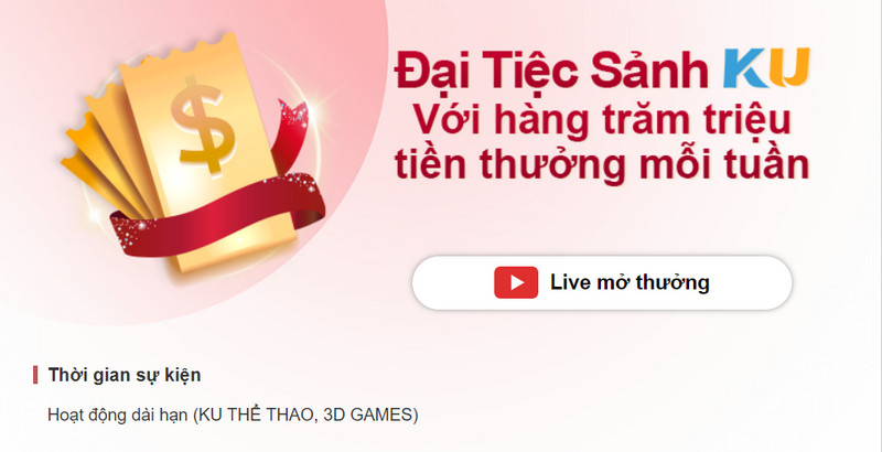 Chương trình quay số nhận thưởng mỗi tuần tại KUBET